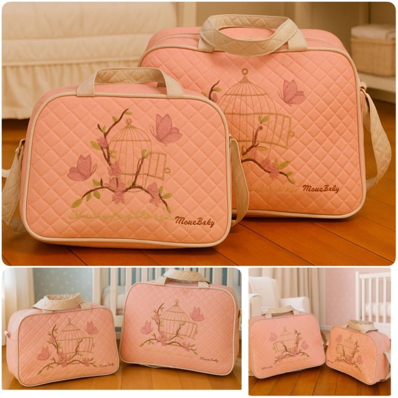 Kit Bolsa Sacola Mala Maternidade Chá Bebê Menino Menina Melhor Preço