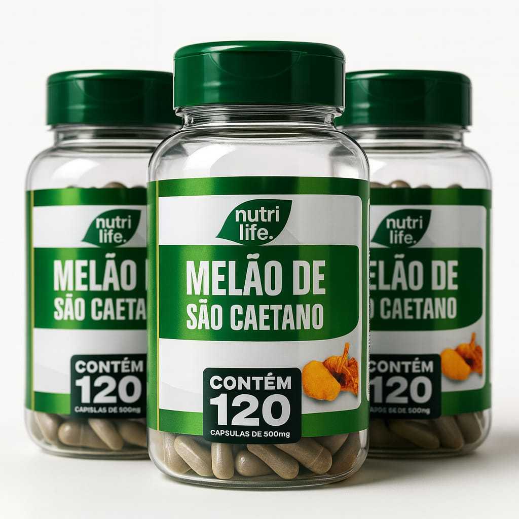 Melão São Caetano Puro Melao Amargo Momordica Charantia 120 Capsula 500mg 100% Original