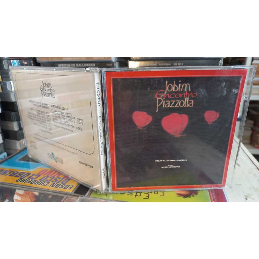 Cd Tom Jobim & Astor Piazolla- Jobim Encontro Piazzolla- Excelente estado