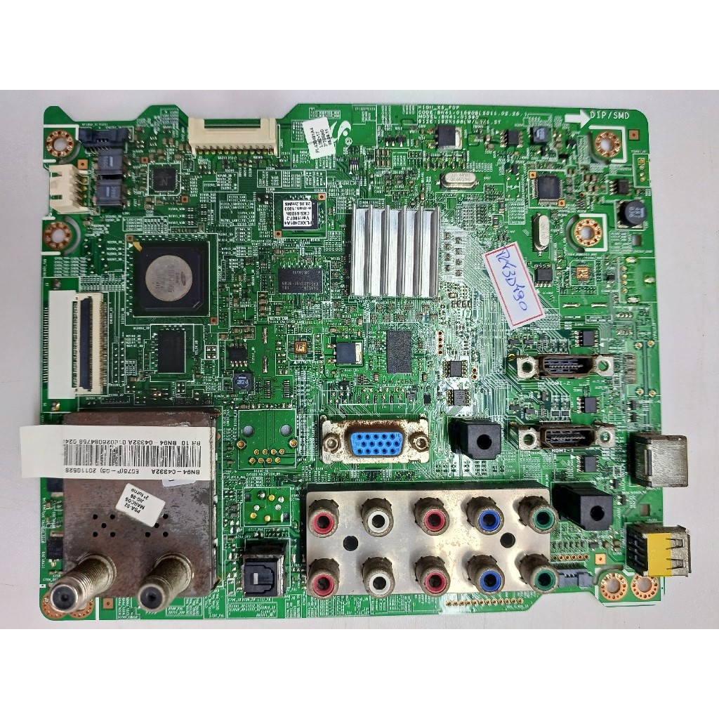placa principal tv plasma samsung pl43d490 / bn94-04332a