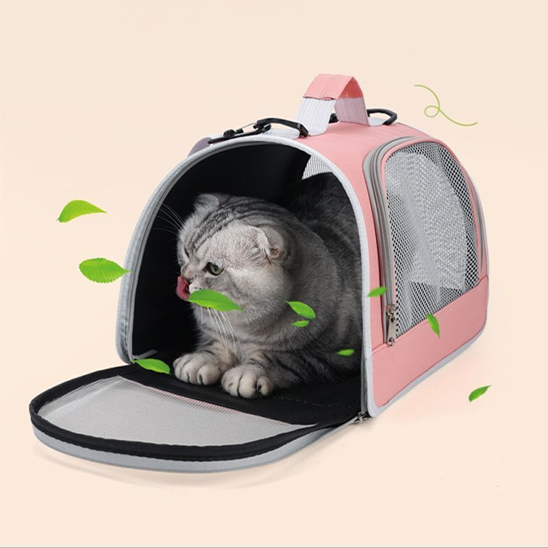 Bolsa/Colméia Portátil para Gato com Espaço Grande e Ventilação, Modelo Transversal e de Mão, para Saídas Afora