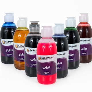 Corante Liquido Saramanil 100 ml para velas em Oferta na Shopee
