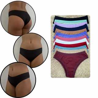 Kit 5 calcinha  conforto não marca Tanga Langerier em Oferta na Shopee