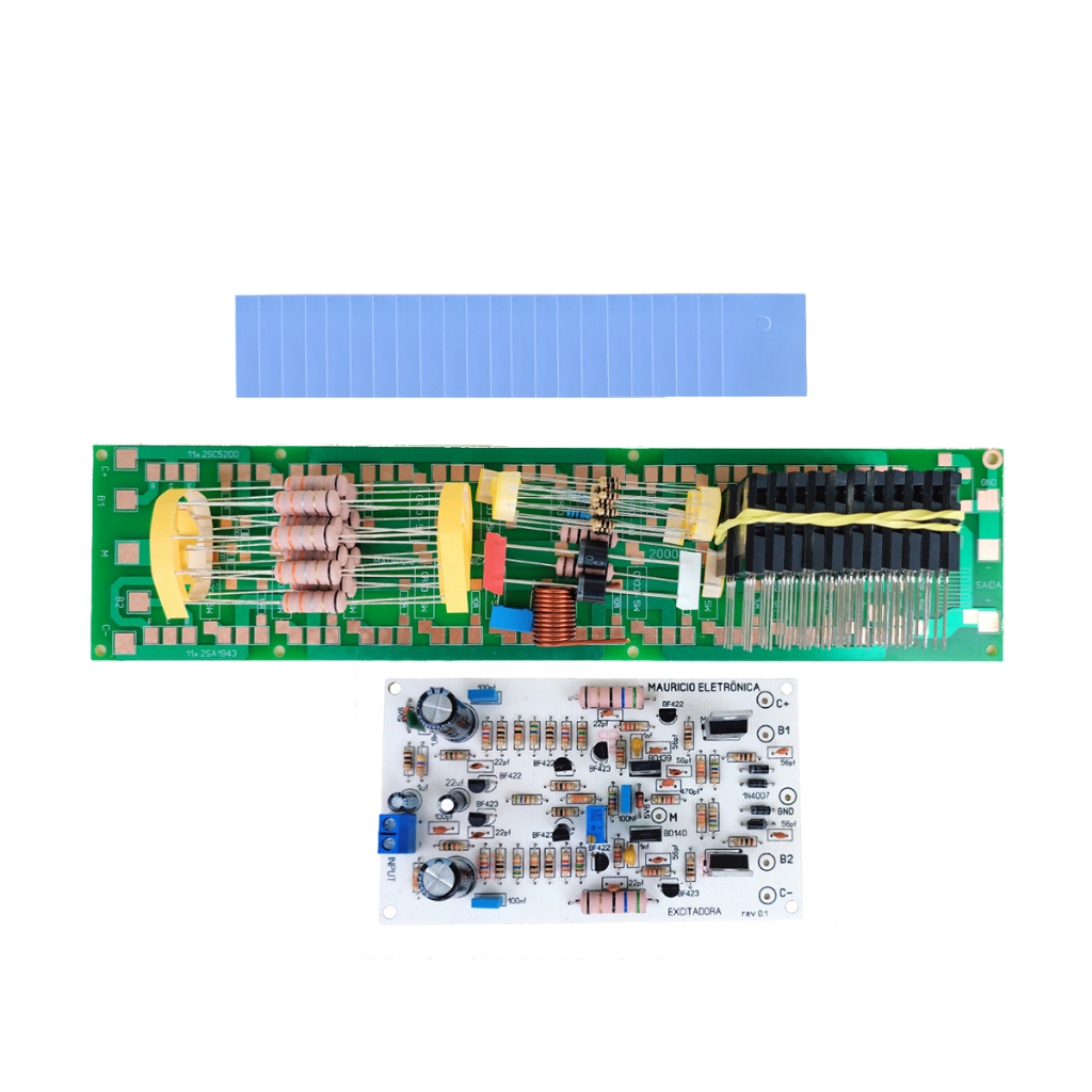 Kit Para Montar Amplificador De 2000w 2 Ohms Profissional