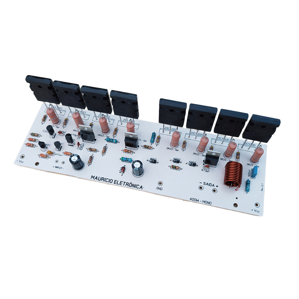 Detalhes do Placa Para Amplificador 400w Rms 4 Ohms Mono Montada