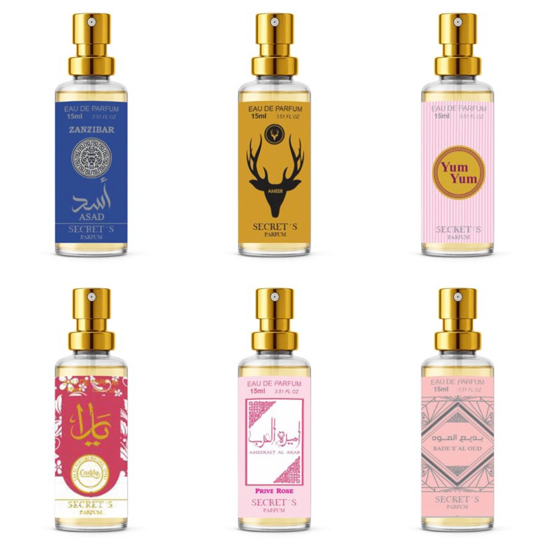 Perfumes Linha Arabe 15ml Fixaçao 10hrs