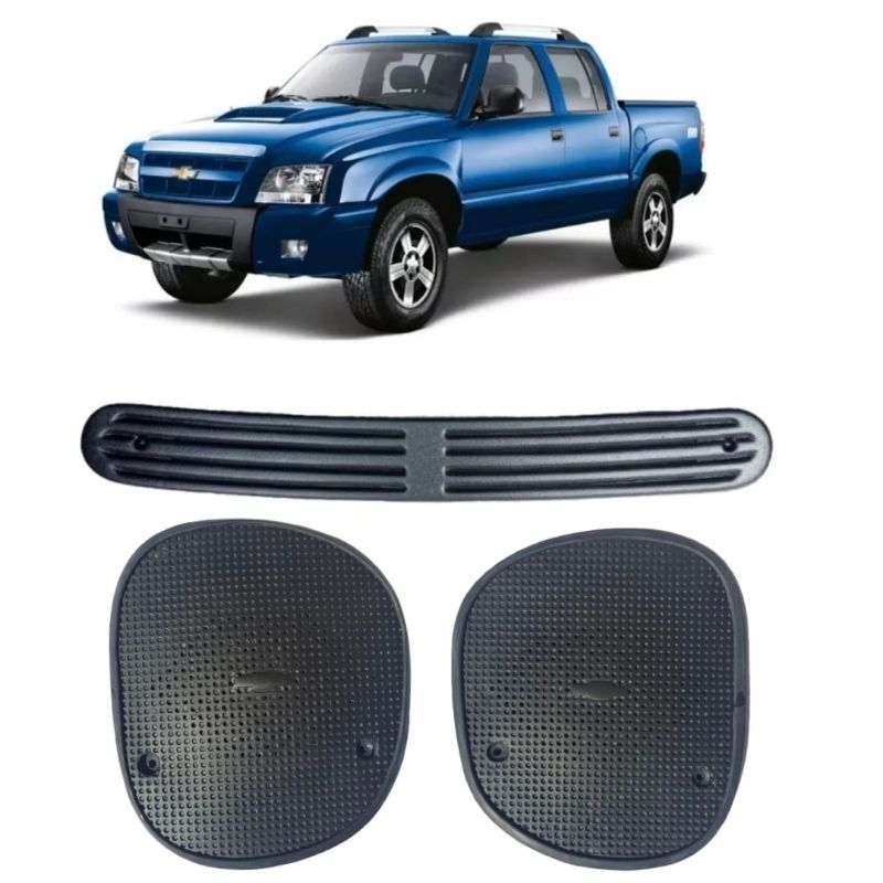 Grade Painel Blazer S10+tela autofalante 2001/2011 preto GBTCF