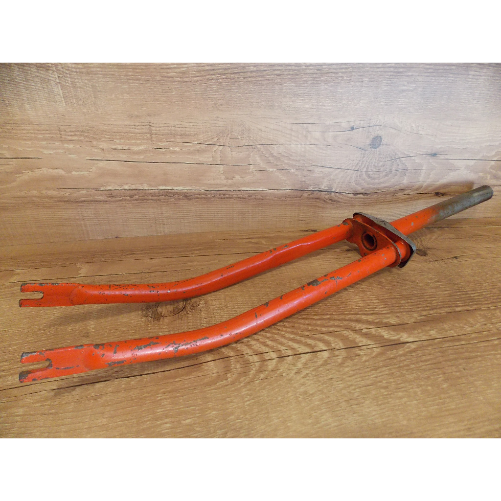Garfo + ombreira para bicicleta antiga monark espiga longa - usado