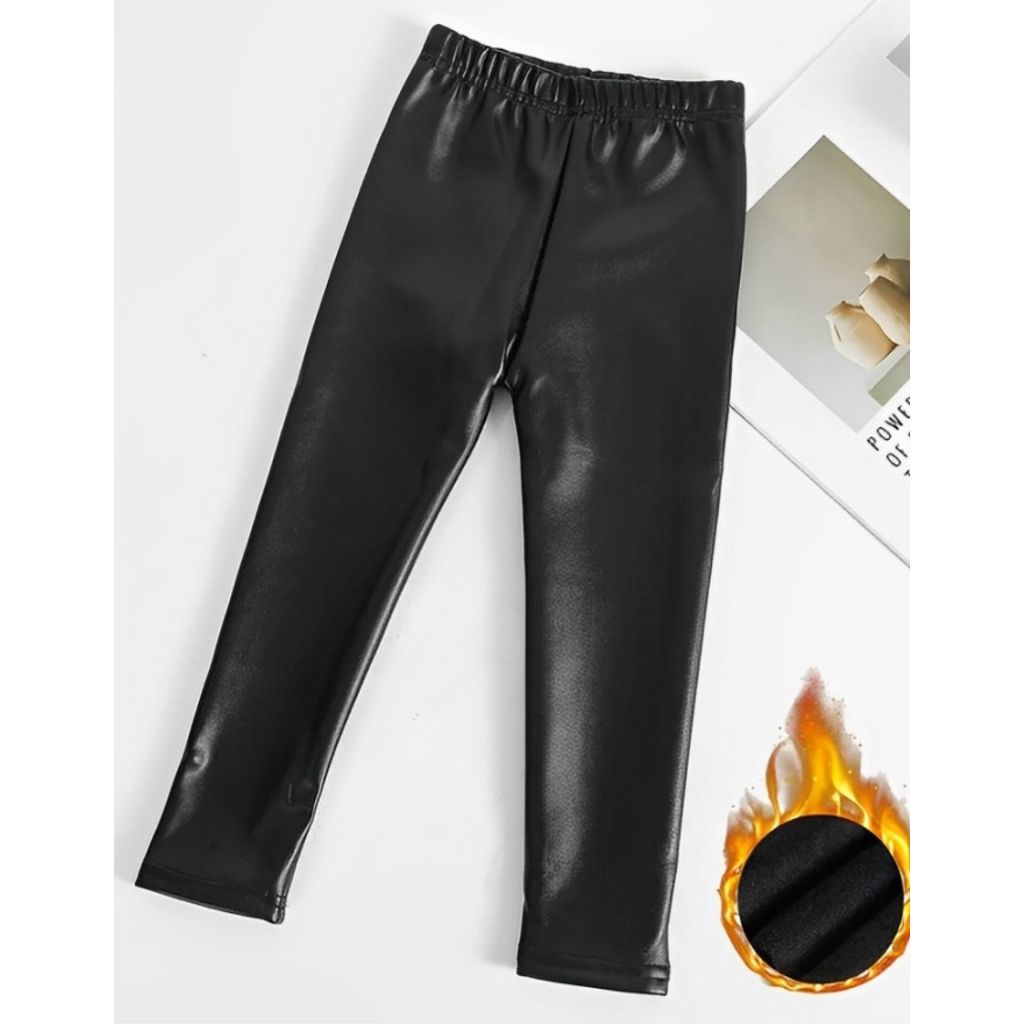 Legging Infantil CIRRE BRILHOSA PRETA   Calça Infantil Preta   Calça Legging Infantil Cirre Preta