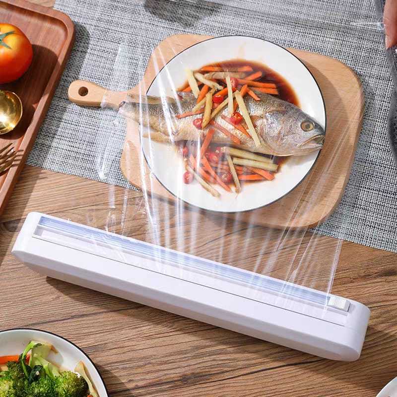 Cortador De Filme Plástico Cozinha Alimento