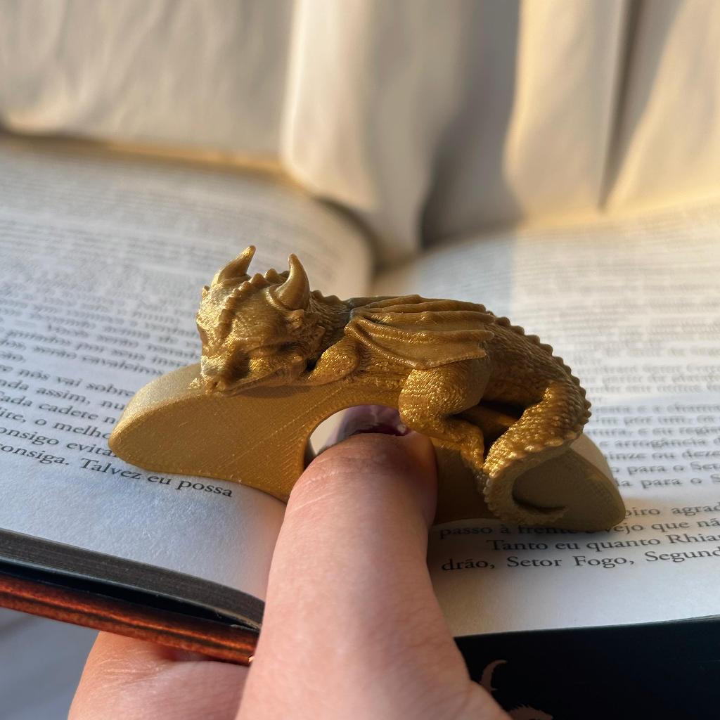 Quarta Asa Dragão Andarna Livros Suporte de dedo