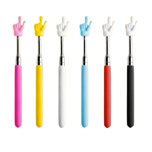 Haste Bastão de Leitura Extensível Guia para Leitura no Quadro Escolar Professor Educador em Oferta na Shopee