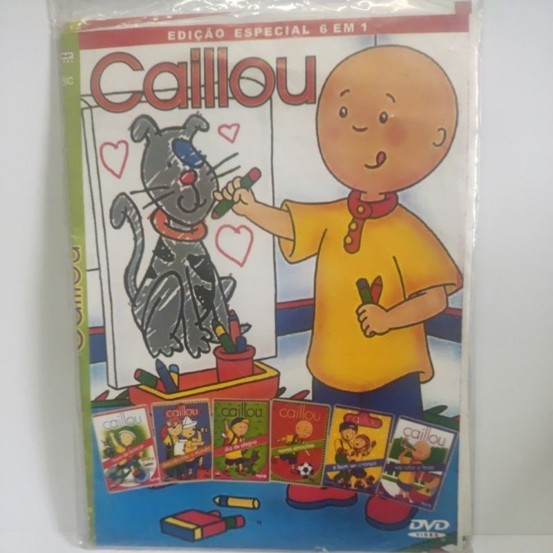 dvd Caillou 6x1