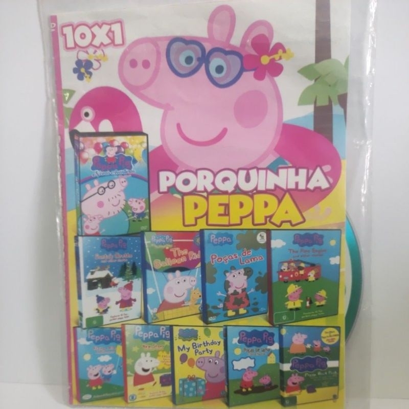 dvd Peppa 10x1