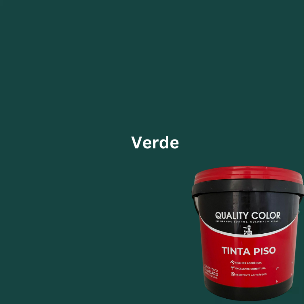 Tinta Piso Verde Quadra 4KG Garagem Calçadas Lavanderia Quintal Muros Resistente Água em Oferta na Shopee