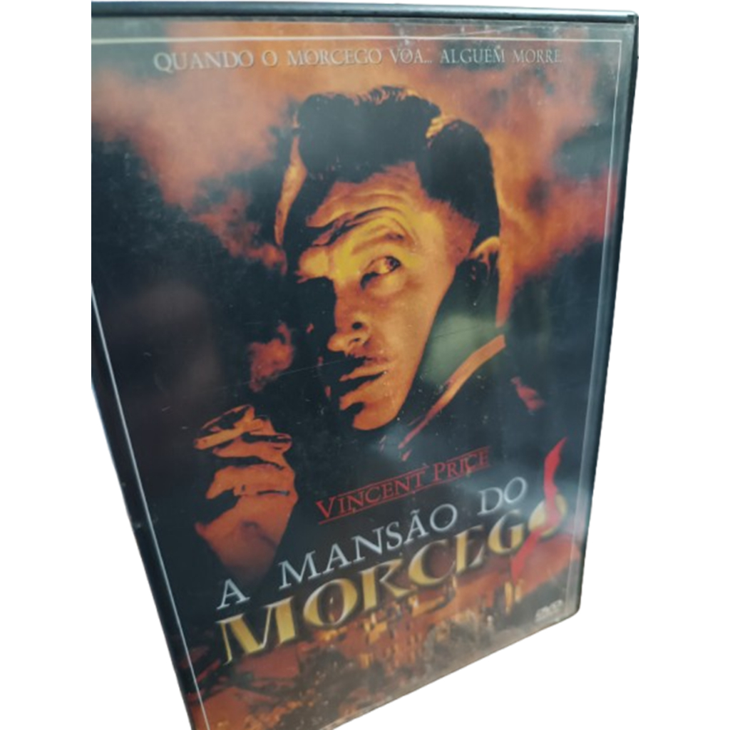 VINCENT PRICE A MANSÃO DO MORCEGO FILME EM DVD LEGENDADO SEMINOVO