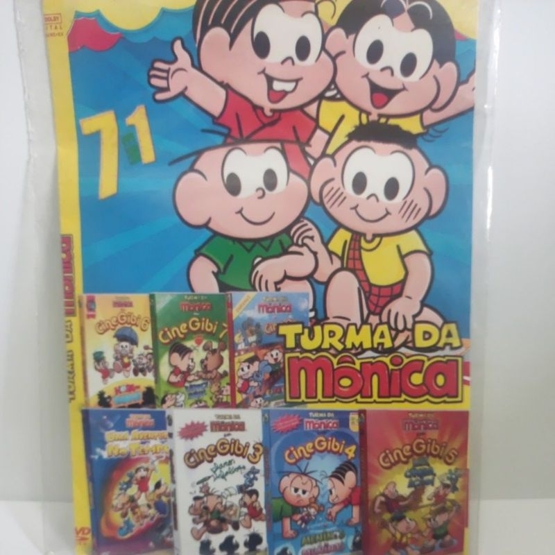 dvd turma da Monica 7x1