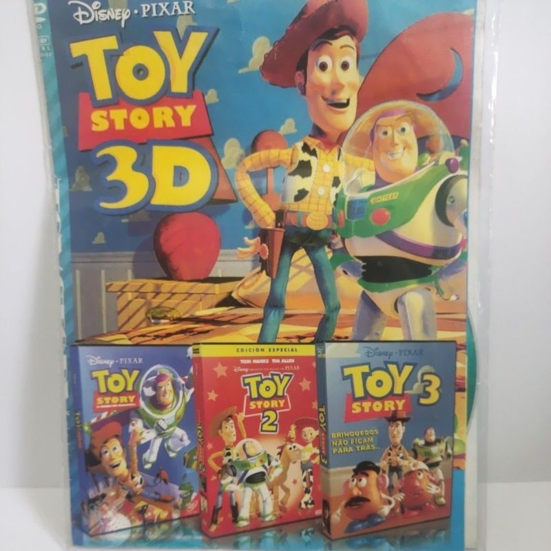 dvd Toy story 3x1