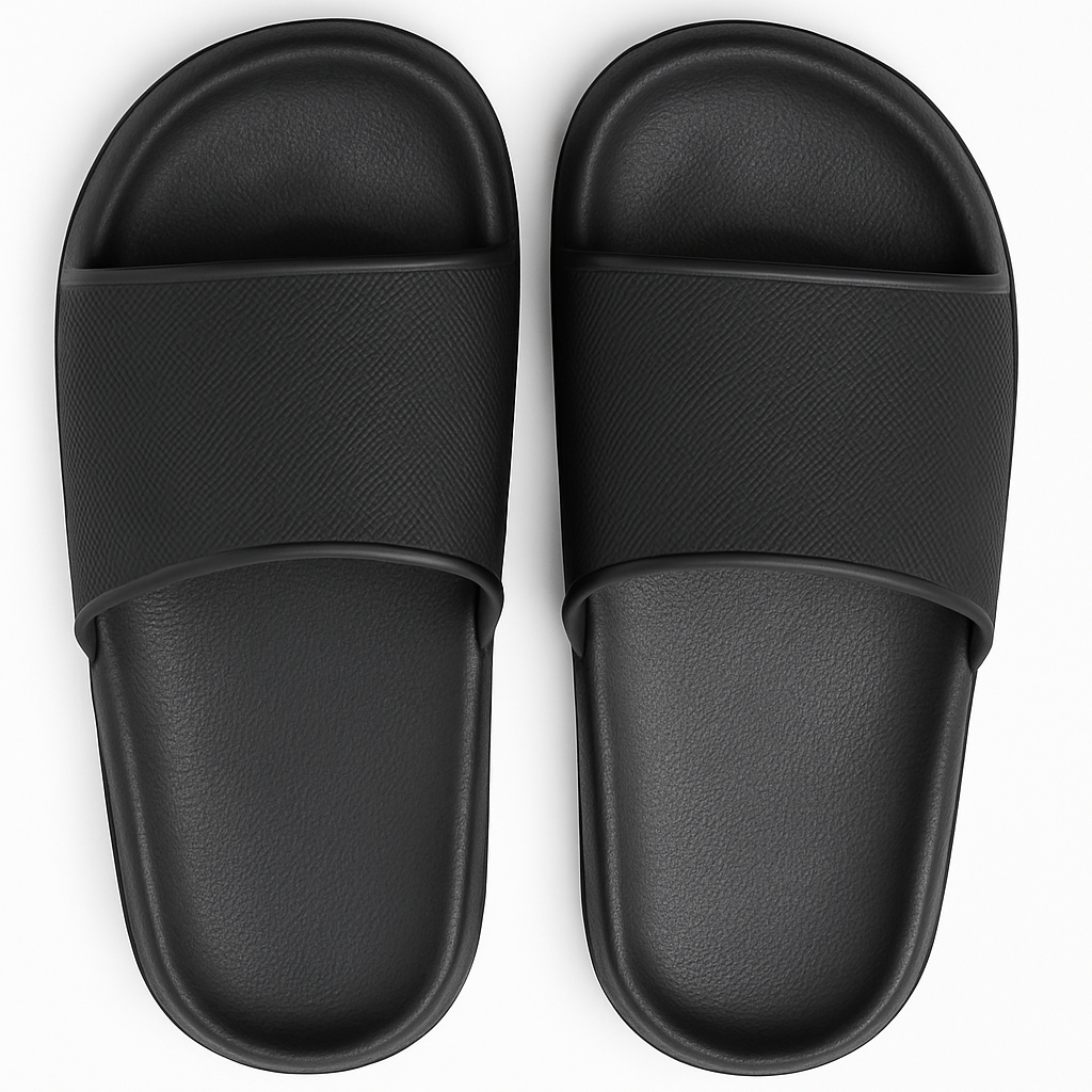Chinelo Slide Nuvem Unissex Preto