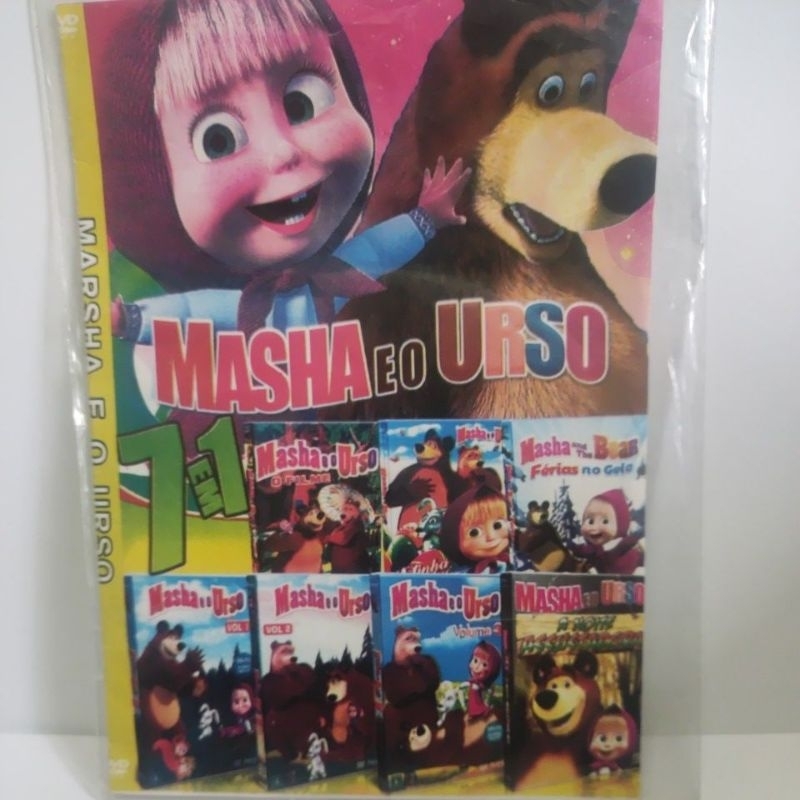 dvd Masha e o Urso 7x1