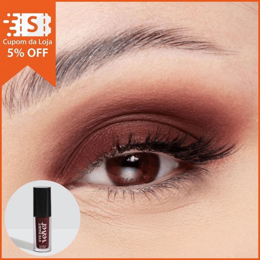 Sombra Liquida Dailus Eye Paint 4ml | Alta Pigmentação e Resistente a Agua