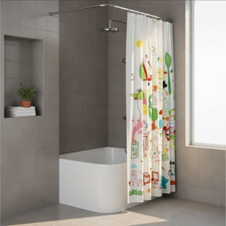 Suporte ALUMINIO para Cortinas Box Banheiro em Oferta na Shopee