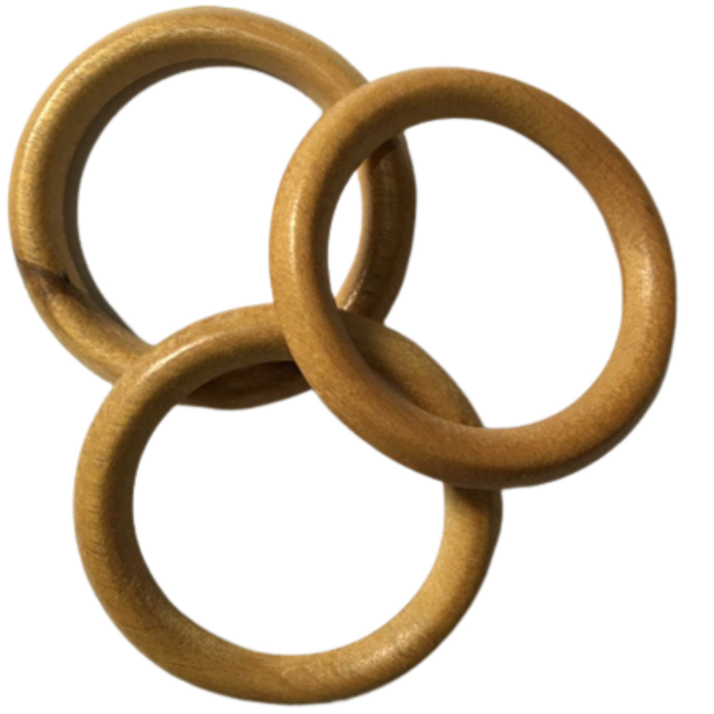 Argola de Madeira N.2  - 6,5 cm - Amigurumi, macramê, brinquedos educativos, papelaria e artesanato. em Oferta na Shopee