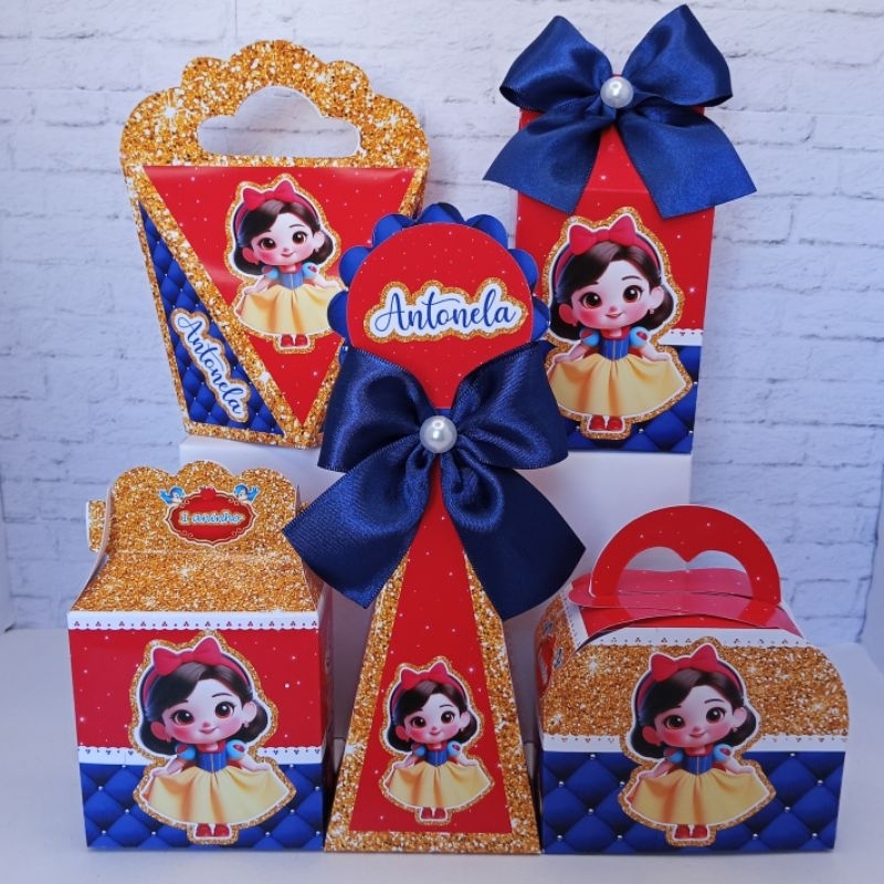 KIT (PEGUE E MONTE) PERSONALIZADOS BRANCA DE NEVE / LEMBRANCINHAS PERSONALIZADAS / MIMOS  PARA  ANIVERSÁRIO