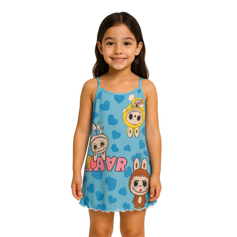 PIJAMA INFANTIL FEMININO CAMISOLA CONFORTO