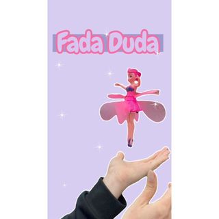 Kit 2 Fadas Duda Voadora Com Led