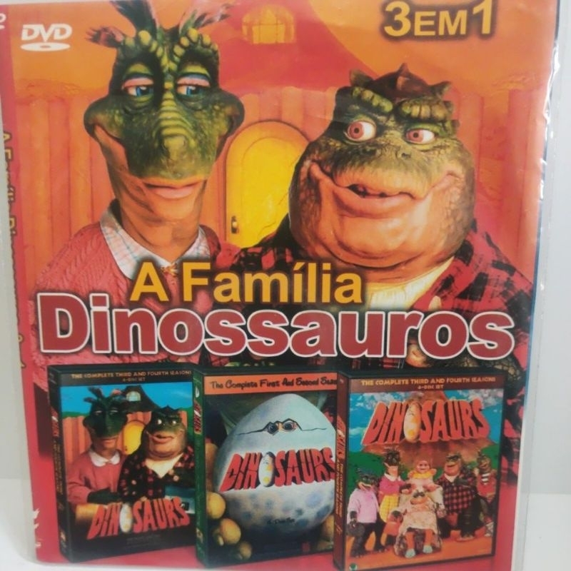 dvd A família dinossauros 3x1