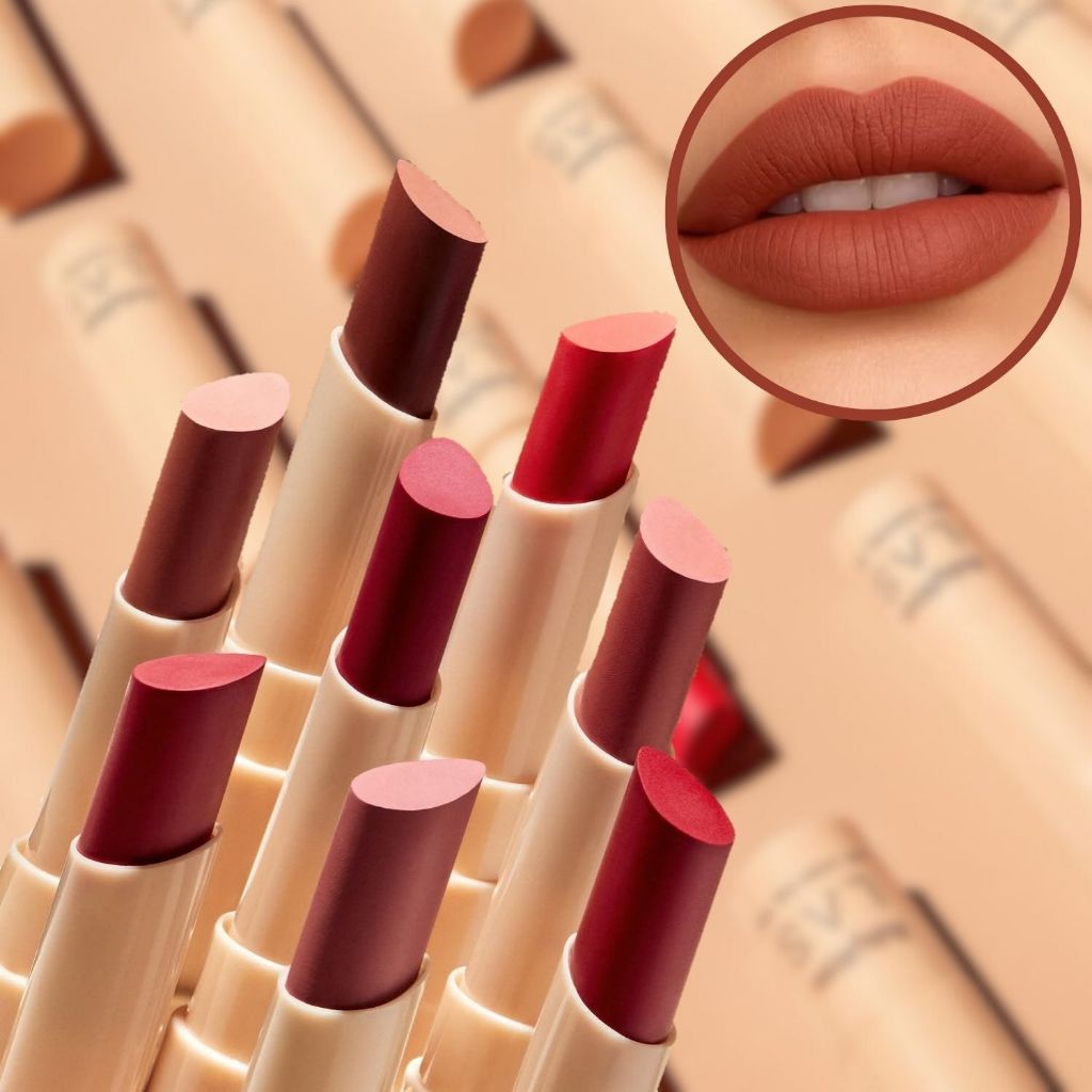 Batom Creamy Matte Glass Ruby Rose - Longa Duração Aveludado