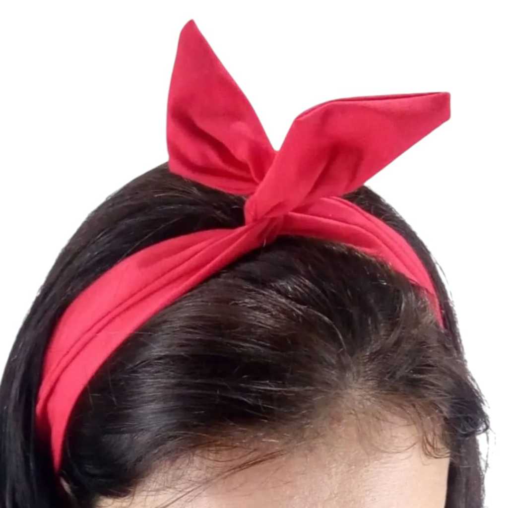 TIARA LENÇO FAIXA DE CABELO ARAMADO — imagem 2 de 2