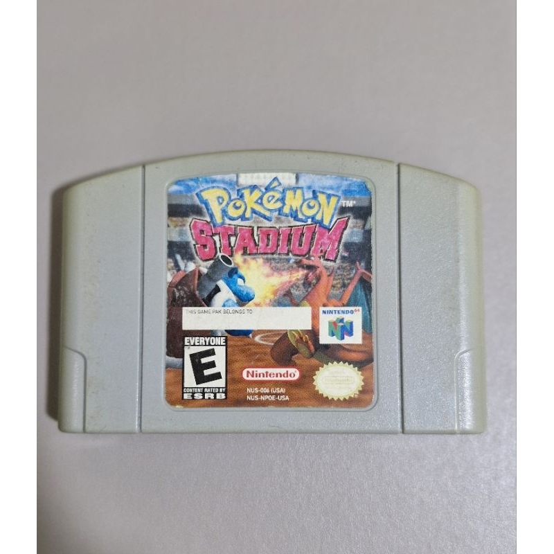 Pokemon Stadium - Jogo Fita Nintendo 64