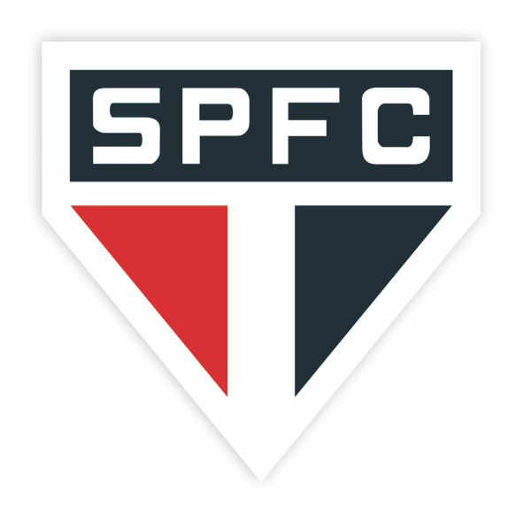Painel Impresso EVA São Paulo FC Futebol Escudo 42 x 42 cm Piffer Festas - Inspire sua Festa Loja
