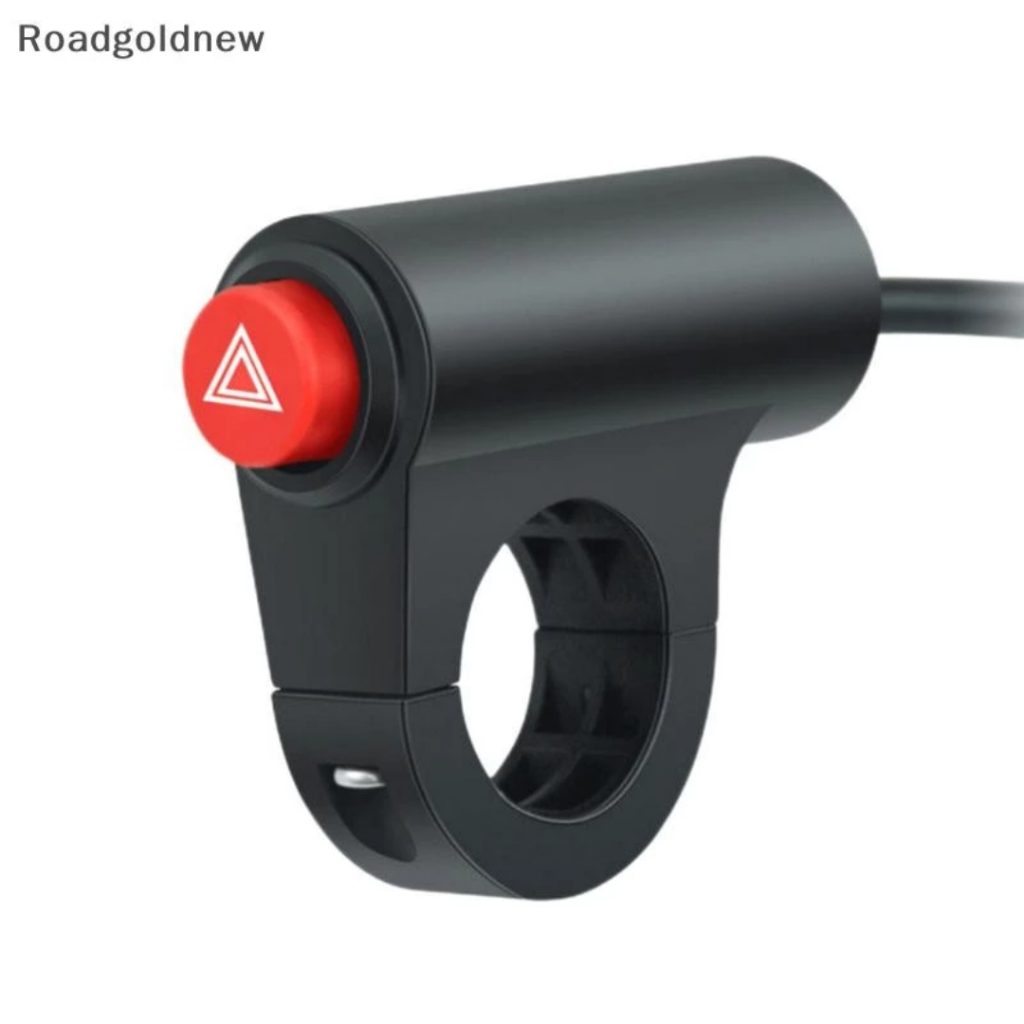 Interruptor De Luz De Perigo Para Motocicleta , Botão Veículo Elétrico , Flash Duplo , Lâmpada De Emergência , Pisca