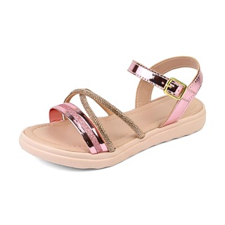 Sandália Infantil Menina Laço Gliter Brilho Strass Tratorada Feminina Delicada Leve em Oferta na Shopee