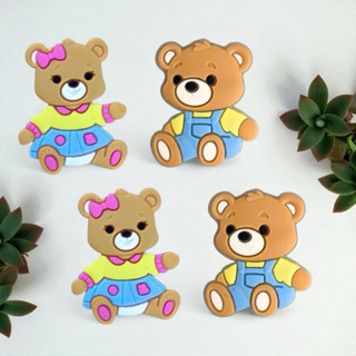 Aplique Emborrachado Infantil Ursinho Ursinha Baby Laços Tiaras Prendedores Artesanato em Oferta na Shopee