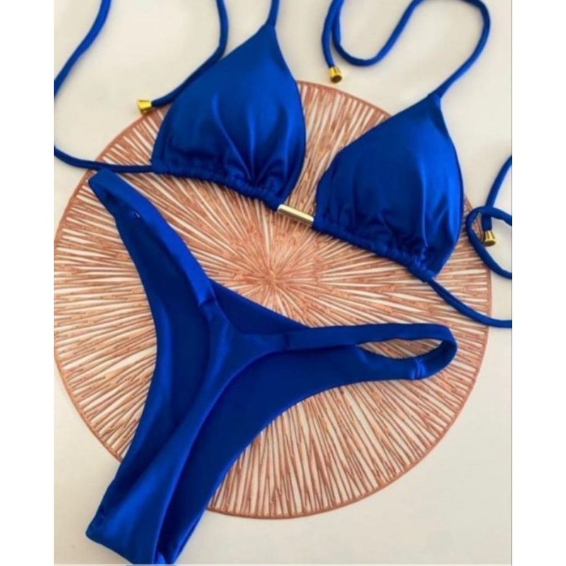 Biquini cortininha calcinha de fita micro fio dental para bronze marquinha bikini pequeno sem bojo nos tamanhos P ao XG.