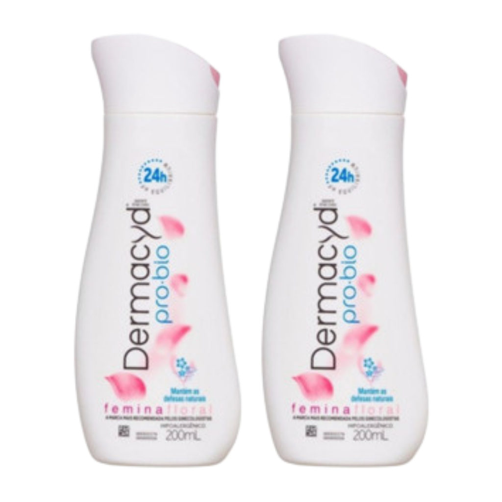 Kit c/2 Dermacyd Femina Sabonete intimo liquido 200ml - Envio imediato