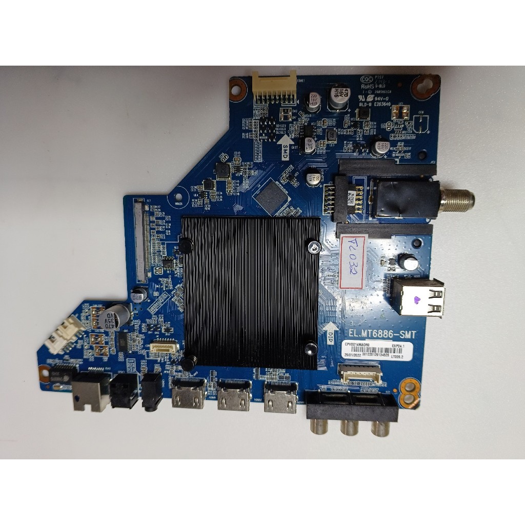 placa principal tv multilaser tl032 / el.mt6886-smt