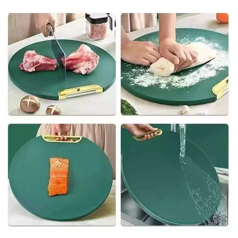 Tábua De Corte Anti Mofo Antibacteriana de Polietileno com Ralador 35cm Com Suporte  Pé Para Cozinha