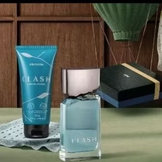 Kit Pais Masculino Clash 1 Clash Desodorante Colônia 100ml 1 Clash Pré e Pós Barba 150g