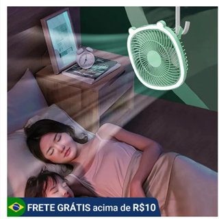 Mini Ventilador Portátil Mesa Usb Recarregável Silencioso 3 Velocidades-fs7 em Oferta na Shopee