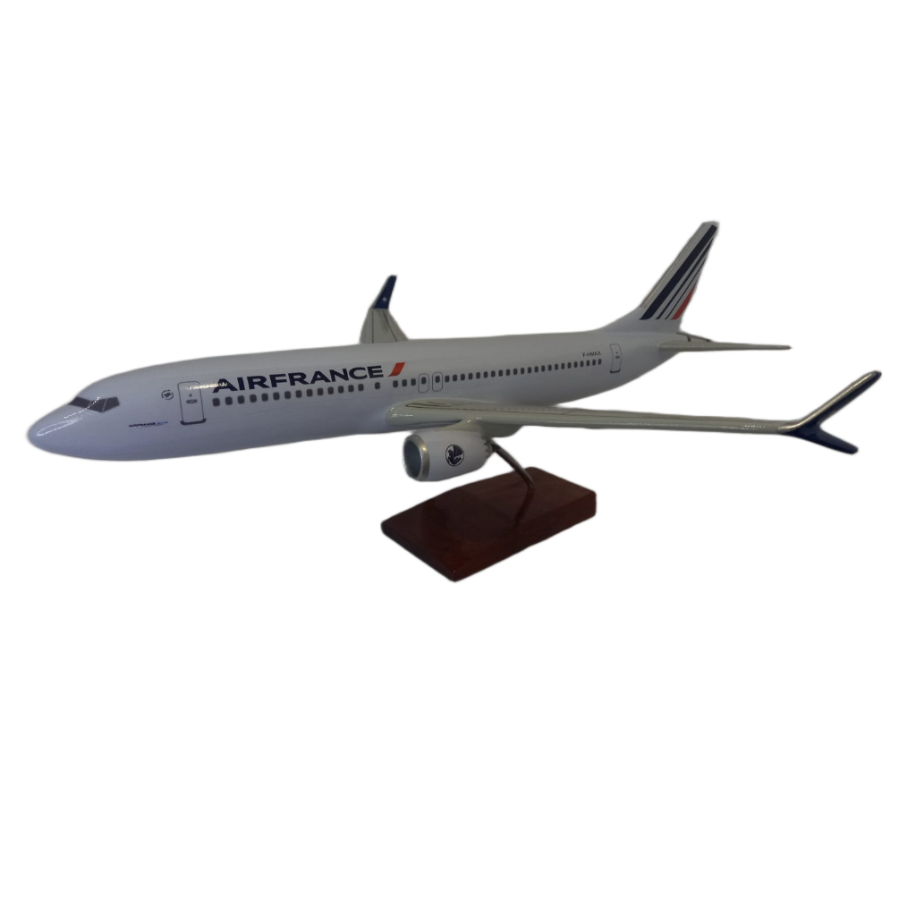Maquete de Aviao em Resina B- 737-800 Max Air France 40 cm