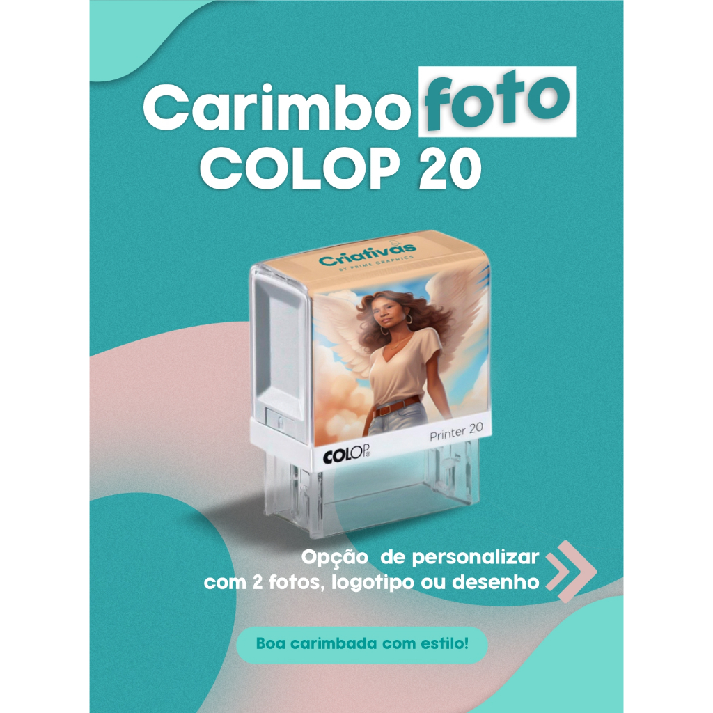 Carimbo automático Colop Printer 20 14x38mm