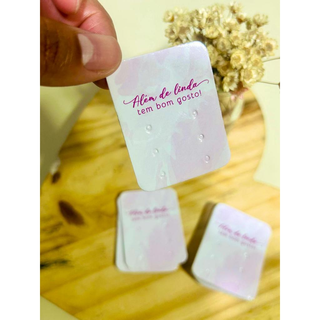 TAG PARA 3 pares de brincos - Com frase / Pronto a entrega