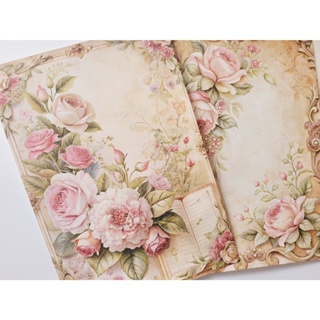 Papel de Carta Baroque, Cartinhas, Planner, Scrapbook, Nostalgia, Alta Qualidade, papel decorado em Oferta na Shopee