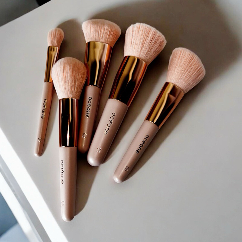 Mini Kit com 5 Pincéis Mini Brush Pincel Para Maquiagem Océane