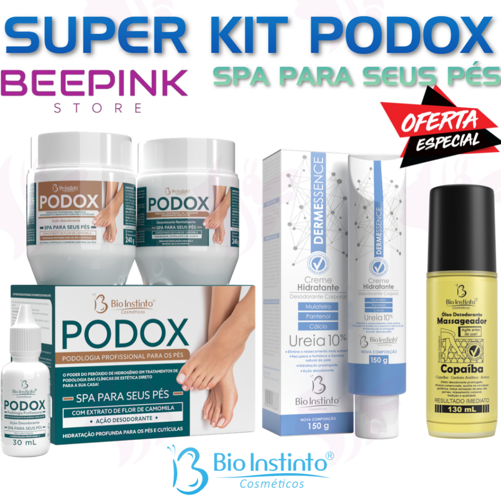 Kit Spa Podox para Cuidados com os Pés